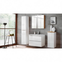 Grande armoire murale - 35 x 33 x 170 cm - Capri White