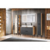 Armoire de salle de bain - 30 x 35 x 170 cm - Madera Grey