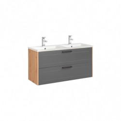 Meuble sous vasque - 120 x 46 x 61 cm - Madera Grey