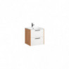 Meuble sous vasque - 60 x 46 x 61 cm - Duramen White