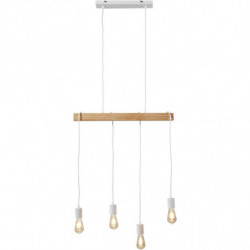 Suspension luminaire - 4 lampes - New Detroit - L 71 x l 15 x H 8,5 cm