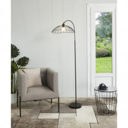 Lampadaire en métal - Etoile - L 56 x l 63 x H 172 cm - Noir