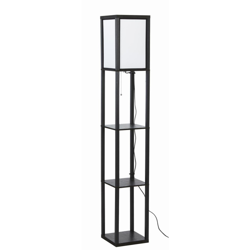 Lampadaire - 3 étages - Bigo - L 26 x l 26 x H 160 cm - Noir