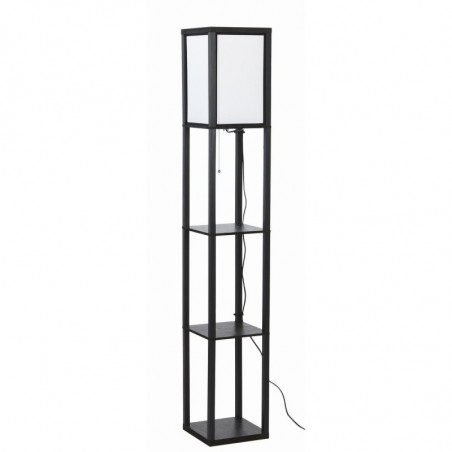 Lampadaire - 3 étages - Bigo - L 26 x l 26 x H 160 cm - Noir