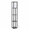 Lampadaire - 3 étages - Bigo - L 26 x l 26 x H 160 cm - Noir