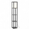 Lampadaire - 3 étages - Bigo - L 26 x l 26 x H 160 cm - Noir