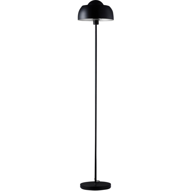 Lampadaire avec dôme en métal - D 29 x H 160 cm - Noir