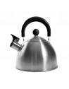 Bouilloire sifflant tous feux - Inox - 1,5L - Rouge