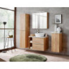 Grande armoire murale - 35 x 33 x 170 cm - Elise Oak