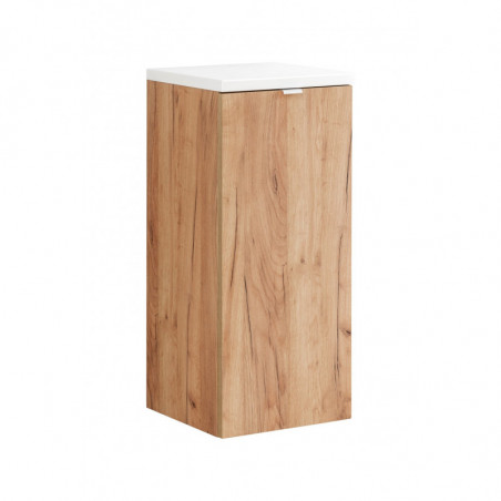 Armoire panier à linge Capri Oak - 35 x 35 x 80 cm - Meuble bas