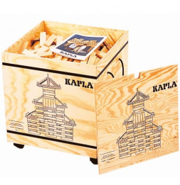 Kapla - Coffre de 1000 planchettes avec livrets - Jeu de construction pour enfants