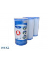 Cartouche de filtration pour piscine - Lot de 6 - type A - Intex
