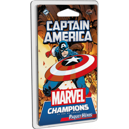 Marvel champions - Captain America - Héros - Jeu de cartes