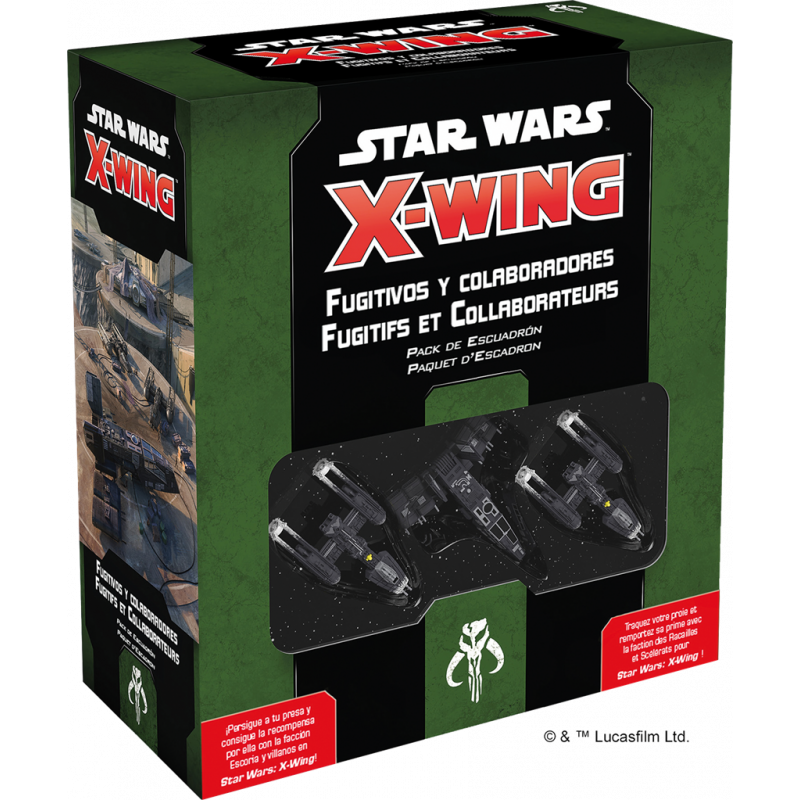 Star wars X-Wing 2.0 - Fugitifs et Collaborateurs - Jeu de figurine