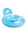 Fauteuil gonflable de piscine - Couleur aléatoire - 137 x 122 cm - Intex