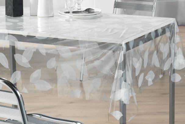 Nappe de protection 140x240 cm Cristal transparent - Nappe - Linge