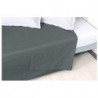 Drap plat en percale de coton - Manoir - 270 x 300 cm - Ardoise