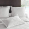 Taie d'oreiller en percale de coton - Manoir - 50 x 70 cm - Blanc neige