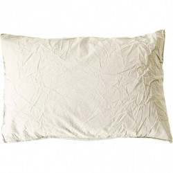 Taie d'oreiller en coton- Palace - 50 x 70 cm - Blanc