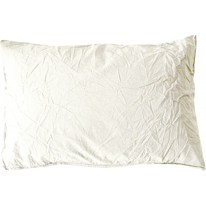 Taie d'oreiller en coton - Palace - 50 x 70 cm - Blanc nacré