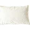 Taie d'oreiller en coton - Palace - 50 x 70 cm - Blanc nacré