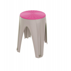 Tabouret rond -  D 35 cm -...