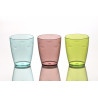 Lot de 8 verres incassables en plastique - 0,28 L - Coloris aléatoire