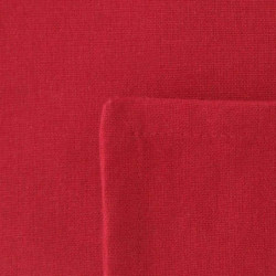 Lot de 6 serviettes de table en coton - Yuco - 45 x 45 cm - Rouge