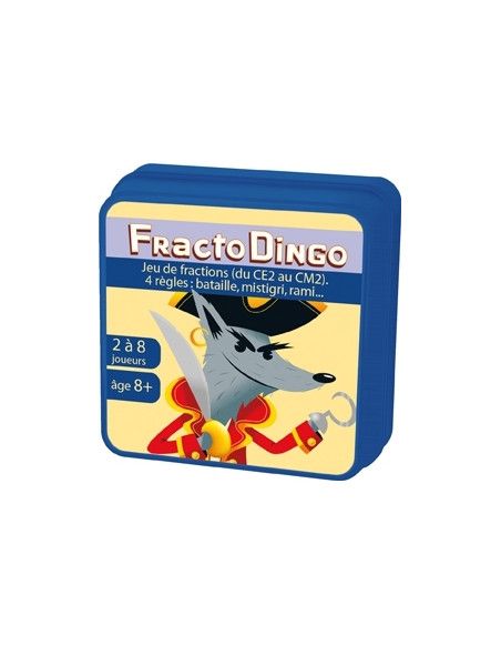 Jeu d'apprentissage - Fractodingo - Jeu de fractions CE2 à CM2