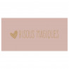 Tapis décoratif - Bisous magiques - 60 x 120 cm - Rose