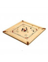 Table de jeu Carrom - Billard indien - 83 x 83 cm