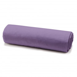 Drap housse en coton - 57 fils - l 160 x L 200 cm - Violet