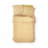 Parure de lit ethnique en coton - 240 x 260 cm - Sunshine - Jaune