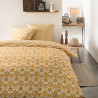 Parure de lit ethnique en coton - 240 x 260 cm - Sunshine - Jaune