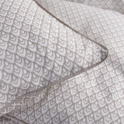Parure de lit en coton réversible - Slow life - l 220 x L 240 cm - Imprimé Karma