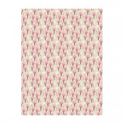 Cahier papier cadeau - 21 x 29,7 cm - Rose