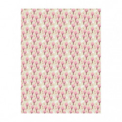 Cahier papier cadeau - 21 x 29,7 cm - Rose