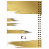 Carnet à reliure A5 - Kenzo - 14,8 x 21 cm - 120 pages - Blanc