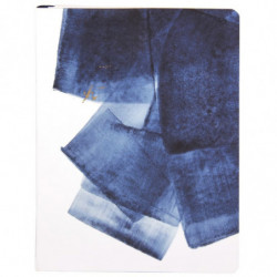 Carnet à reliure A5 - Indigo - 14,8 x 21 cm - 120 pages - Bleu