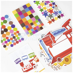 Educativ' Stickers - Tri de couleurs - Wagon