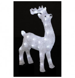Décoration lumineuse Renne - 40 LED blanc froid