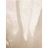 Panneau voile de lin lavé - Adagio - 135 x 280 cm - Crème