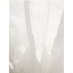Panneau voile de lin lavé - Adagio - 135 x 280 cm - Blanc neige