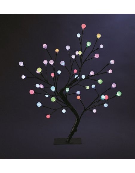 Arbre lumineux multicolor 45 cm - 48 LEDs - Décoration lumineuse