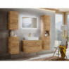 Ensemble meuble vasque à poser + Grande armoire - 80 cm - Aruba Craft