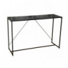 Console en métal - Madison - L 120 x l 39 x H 79 cm - Noir