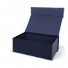 Boîte cadeau avec rabat aimanté - Indigo - 29,8 x 17,8 x 10,8 cm - Bleu