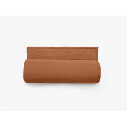 Couvre-lit en polyester microfibre - Celeste - 180 x 240 cm - Marron clair