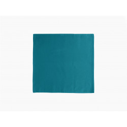 Lot de 6 serviettes de table en coton - Yuco - 45 x 45 cm - Bleu azur