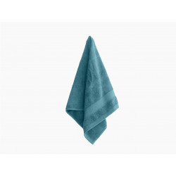 Serviette en coton - Naia - 50 x 90 cm - Bleu céruléen